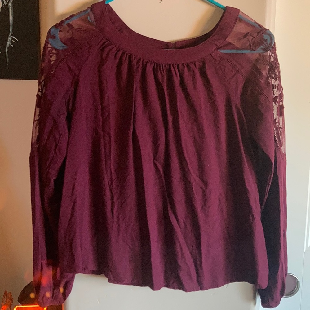 Maroon shirt